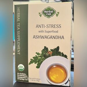 Herbal Cup - Anti-stress Ashwagandha tea bags  (12 per box) 10 boxes